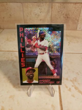 2019 Topps Series 2 Andrew Mccutchen Black Refractor Serial Numbered 006/199