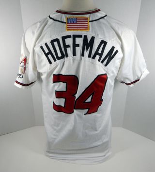 2018 Albuquerque Isotopes Jeff Hoffman 34 Game White Jersey