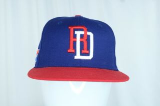 2017 Wbc Dominican Republic World Baseball Classic Era Fitted Hat 7 1/8 Blue