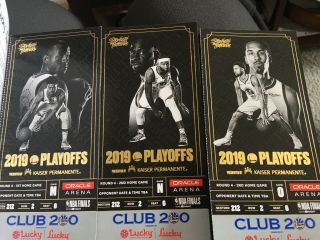 2019 Nba Finals Warriors Raptors Games 3 4 6 And 7 / P Hard Season Tickets