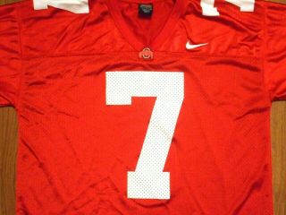 Vintage Ohio State Buckeyes 7 Football Jersey By Nike,  Adult Large,