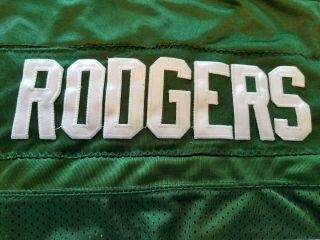 Reebok On Field Green Bay Packers Aaron Rodgers Sewn 12 Jersey Mens 50 Large NFL 5