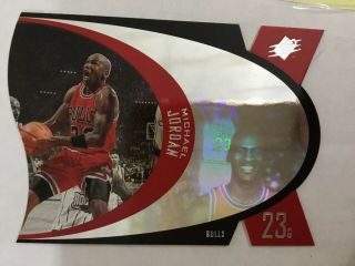 1997 - 98 Spx Die - Cut Sample Michael Jordan Card Spx5 Near