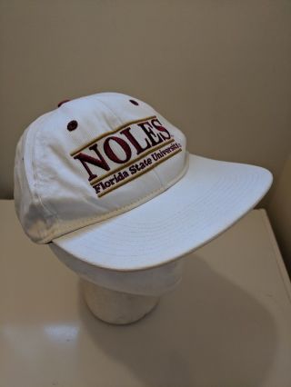 90s Vtg Florida State Noles Hat Cap Russell Athletic The Game Snapback Football