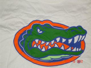 Florida Gators Ncaa T - Shirt White Mens Medium For Football Or Basketball