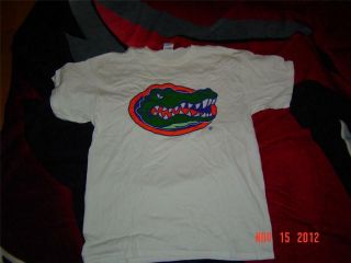 Florida Gators NCAA T - Shirt White Mens Medium for Football or Basketball 3