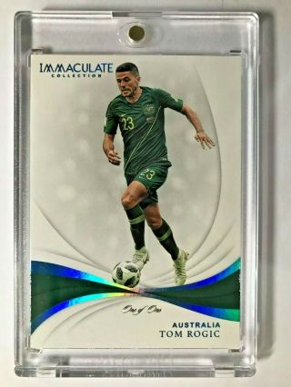 2018 - 19 Panini Immaculate Base Card 1/1 Platinum Parallel Tom Rogic One Of One