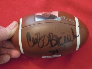 Cliff Branch Oakland Raiders Autograph Soft Football Limited Edition
