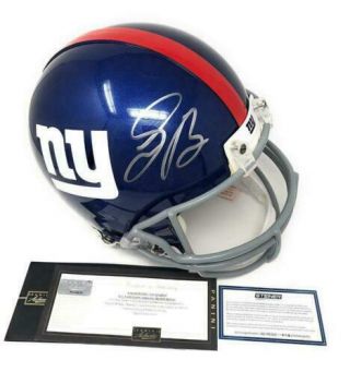 Saquon Barkley Autographed Authentic York Giants Helmet Panini