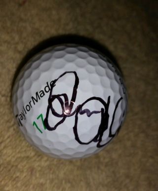 Rory Mcilroy Signed Autograph Taylor Made Green Clover Logo Golf Ball Psa/dna
