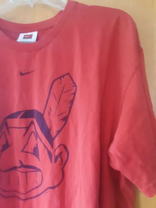 Cleveland Indians Nike Chief Wahoo Tshirt XL 2