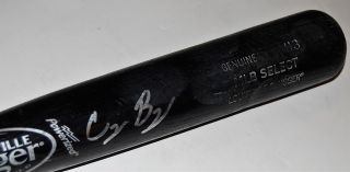 Cody Bellinger Signed (los Angeles Dodgers) Cracked Game Bat W/coa