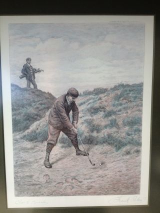 CE Brock Golf Print Of The The Famous Print “The Bunker” 3