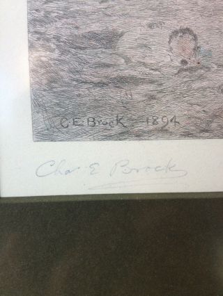 CE Brock Golf Print Of The The Famous Print “The Bunker” 4