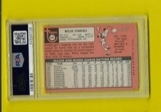 1969 Topps Willie Stargell Pittsburgh Pirates 545  2