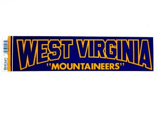West Virginia Mountaineers Bumper Sticker/strip (ncaa)