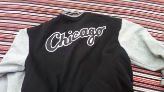 Vtg Chicago White Sox Letterman Jacket Sz S Majestic Varsity 90s Dr Dre Hip Hop 3