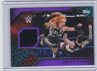 Becky Lynch 2017 Topps Wwe Authentic Shirt Relic /99