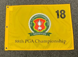 2006 Pga 88th Championship Medinah Golf Pin Flag 18th Hole Unsigned 4