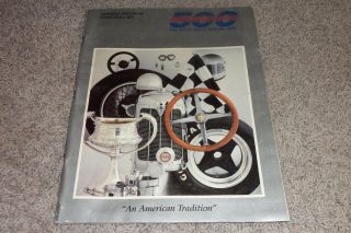 1982 66th Indianapolis Motor Speedway Indy 500 Official Race Day Program