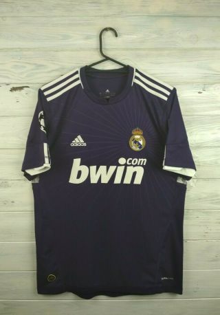 Real Madrid Jersey Small 2010 2011 Third Shirt Soccer Football Adidas