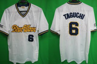 1991 - 2000 Orix Bluewave Baseball Jersey Shirt St.  Louis Cardinals Taguchi 6