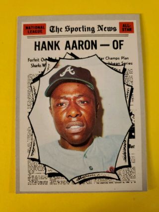 1970 Hank Aaron A.  S.  Nrmt - Mt