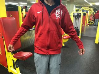 Nike Small Manny Pacquiao Therma Fit Zip Up Men 
