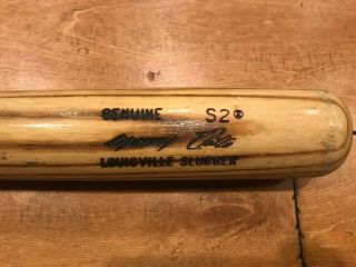 1983 Manny Trillo Cleveland Indians Louisville Slugger Game Bat Loa