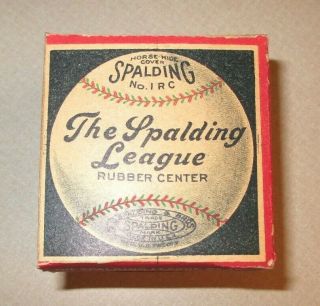 Turn Of The Century A G Spalding Empty Baseball Box 1915 - 20 