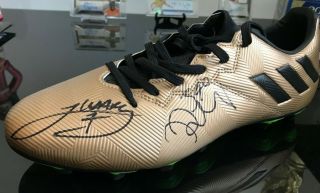 Nike Boot Signed By Diego Lainez And Edson Álvarez Photo Proof