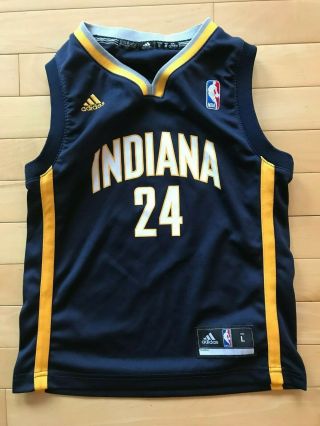 Paul George Indiana Pacers 24 Adidas Nba Jersey Youth Sz S Boys 6 - 7 Toddler