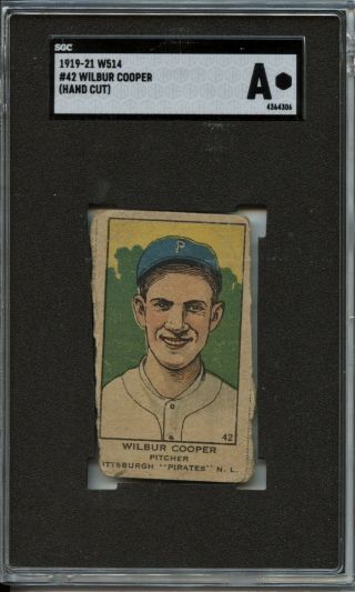 Wilbur Cooper 1919 - 21 W514 42 - Sgc Authentic