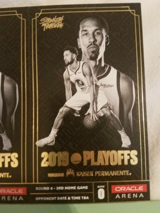2109 Nba Finals Game 6 Ticket Stub Last Warriors Game At Oracle Arena