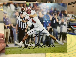 Antoine Wesley Signed Autographed 8x10 Photo Texas Tech All American Insc