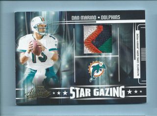 Dan Marino 2005 Playoff Absolute Star Gazing 4 Color Patch 1/150 Dolphins