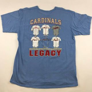 Majestic St.  Louis Cardinals Legacy Graphic Tee Shirt Blue Men 
