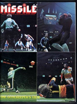 Misl 1981 - 82 Soccer Program Nj Rockets Vs Pittsburgh Spirit