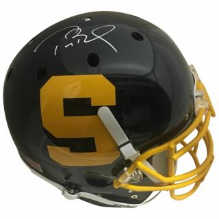 Tom Brady Autographed Serra High School Signed Authentic Football Helmet Tristar