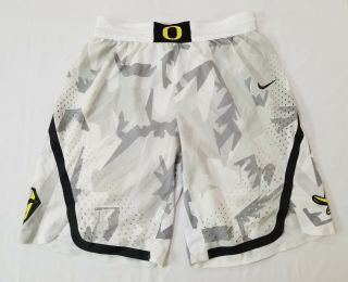 Oregon Ducks Basketball Team - Issued Nike Dri - Fit Game Shorts Men 