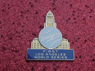 1959 Los Angeles La Dodgers World Series Press Pin - Chicago White Sox
