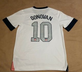 Landon Donovan 10 USMNT Centennial Jersey Nike White Size Large 5