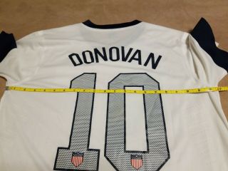 Landon Donovan 10 USMNT Centennial Jersey Nike White Size Large 8