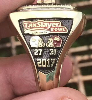 2017 Mississippi bulldogs Tennessee titans player champions championship ring 4