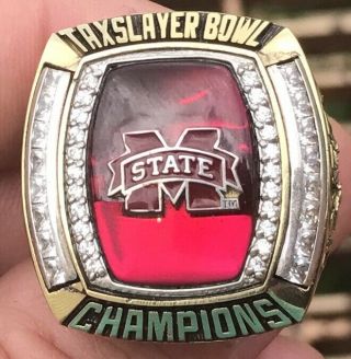 2017 Mississippi bulldogs Tennessee titans player champions championship ring 7