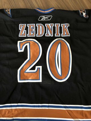 Washington Capitals Richard Zednik Game - Worn Jersey 2006 - 2007 Season Black Set 2 2