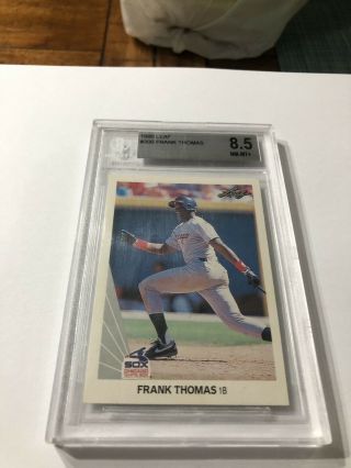 Frank Thomas RC 1990 Leaf Graded BGS 8.  5 2