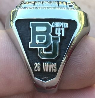 2017 Baylor bears basketball sweet 16 champions championship players ring 4
