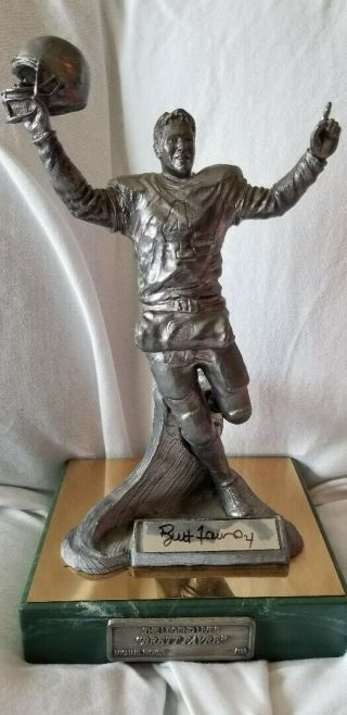 Brett Favre Autographed Pewter Collectible