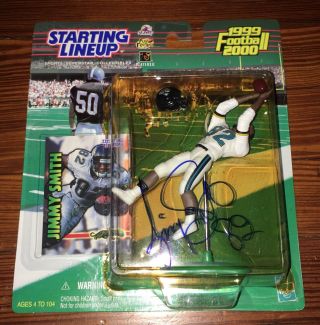 Jimmy Smith Signed Jaguars Starting Lineup Figure 1999 2000 Jackson State